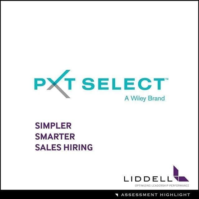 Join Liddell Consulting for this PXT Select webinar focusing on sales hiring…