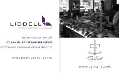 Uncovering Your Guiding Leadership Principles – Women in Leadership Breakfast 7AM November 19 at Fin Point, Boston