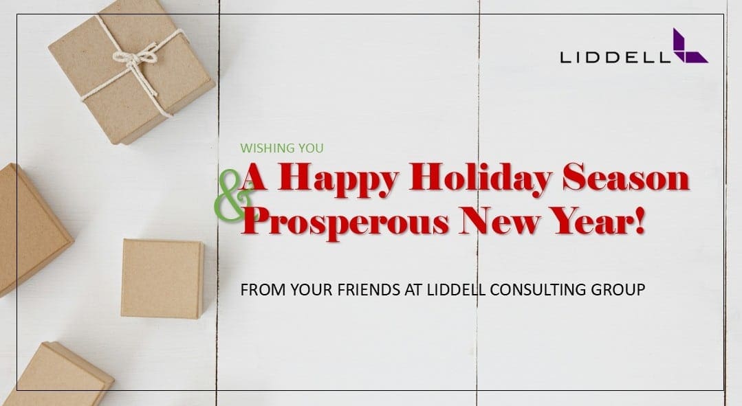 Happy Holidays From the Liddell Consulting Team!